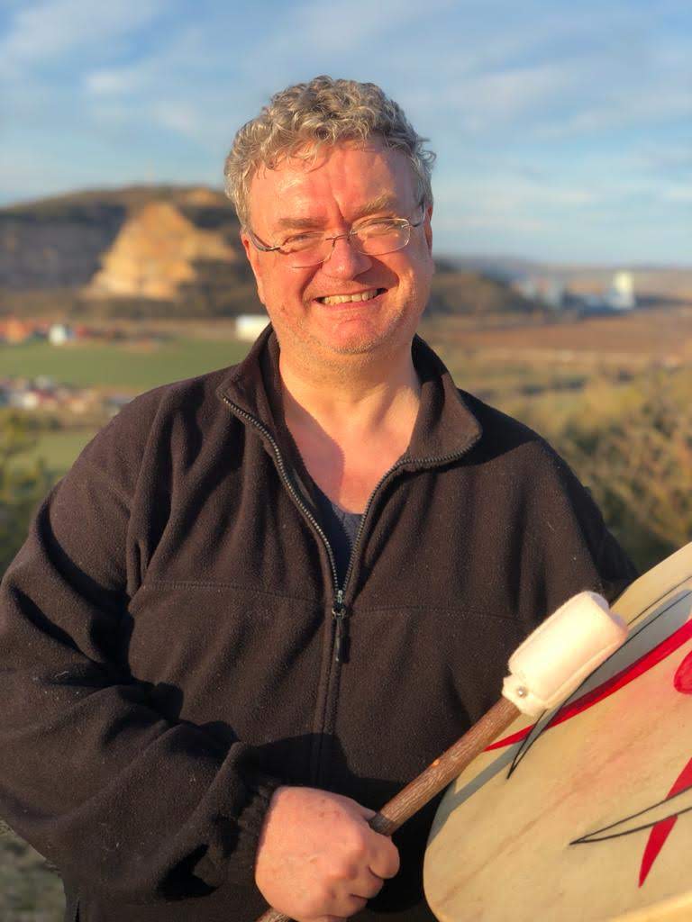 Artist portrait in the studio